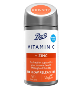 Boots Vitamin C & Zinc is one of the best multivitamins for women UK
