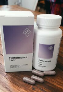 A bottle of Performance Lab Vision 