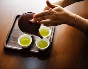 Green tea is another ingredient in Skald