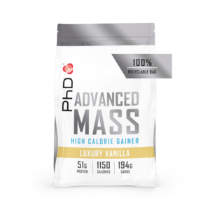 PHD Advanced Mass kicks off our list of the best mass gainers UK