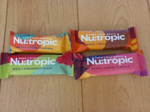 All four flavours of nutropic bars