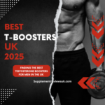 A male bodybuilder holds weights