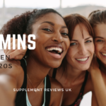 Three young women smile into the camera, next to the words Best Vitamins for Women in their 20s