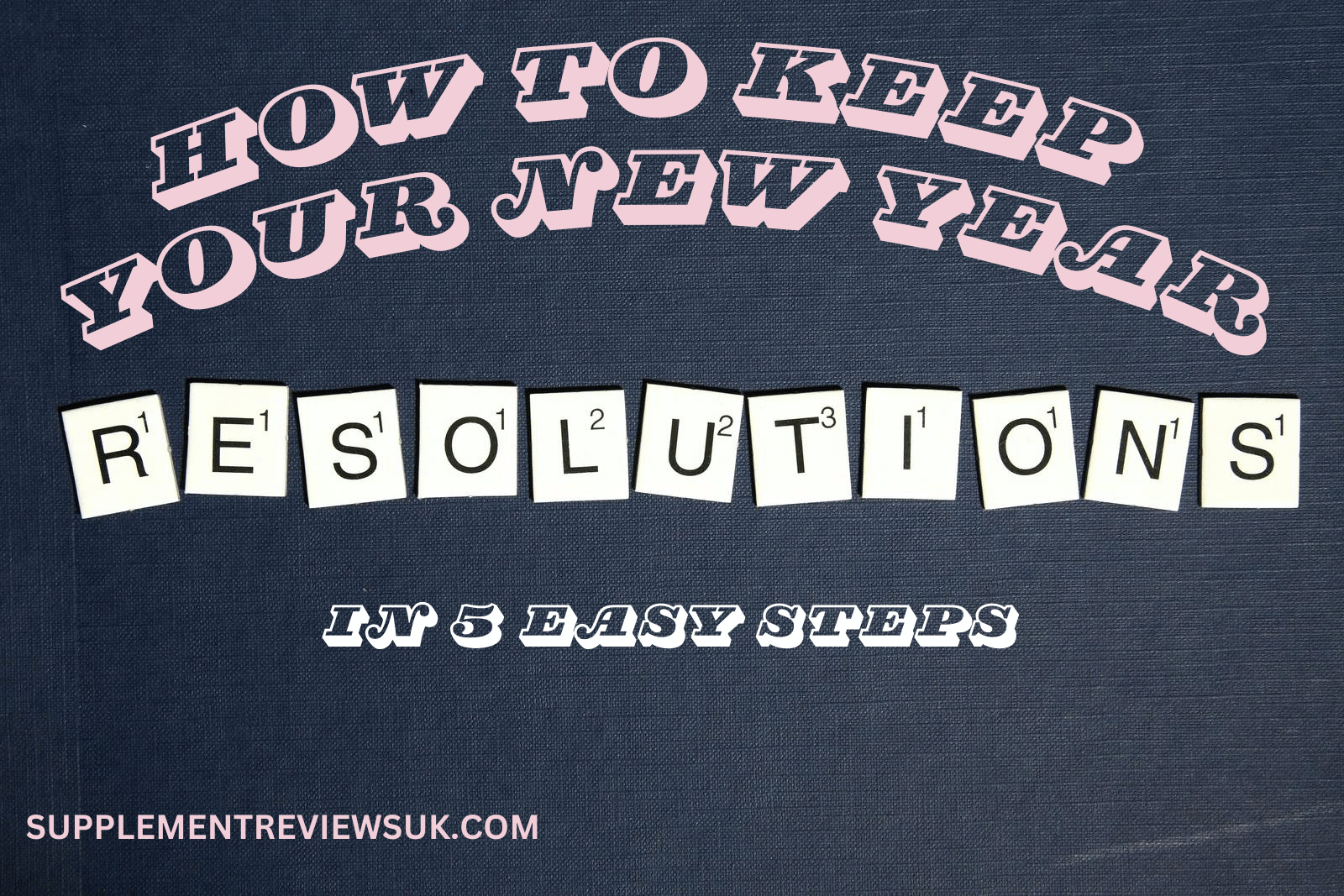 How to Keep Your New Year Resolutions in 5 Easy Steps